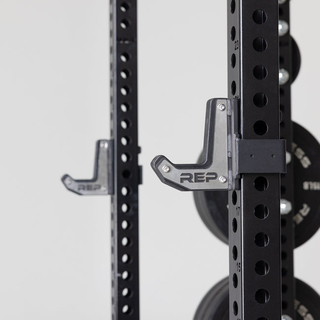 REP Fitness Apollo Half Rack With Flat Sandwich J-Cups